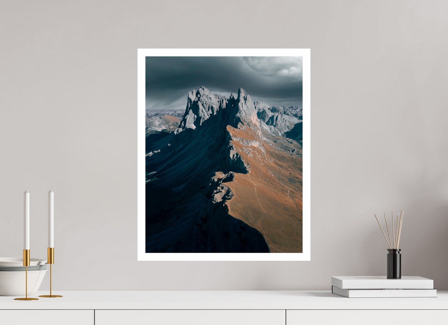 40 x 50 cm, Fine Art Print Seceda