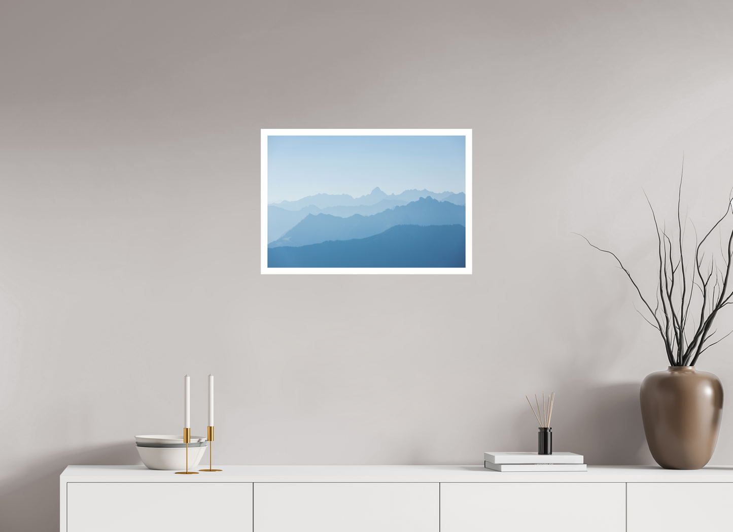 60 x 40 cm, Fine Art Print Mountain Layers I