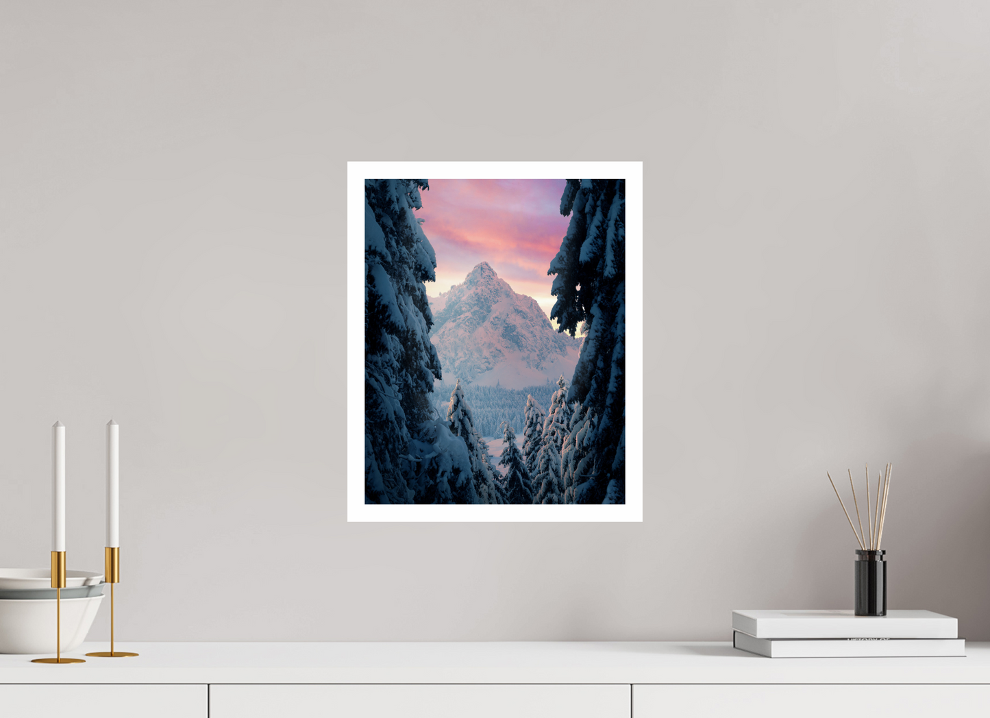 30 x 37.5 cm, Canson Baryta 2cm Border Winter Glow