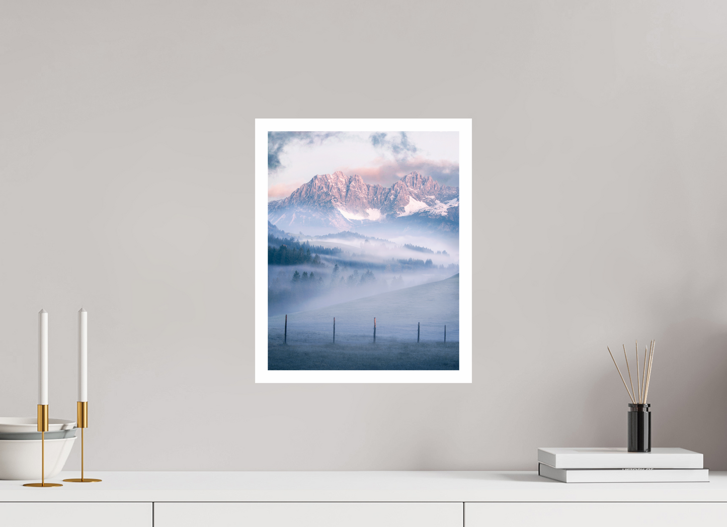 30 x 37.5 cm, Fine Art Print Wilder Kaiser, Austria