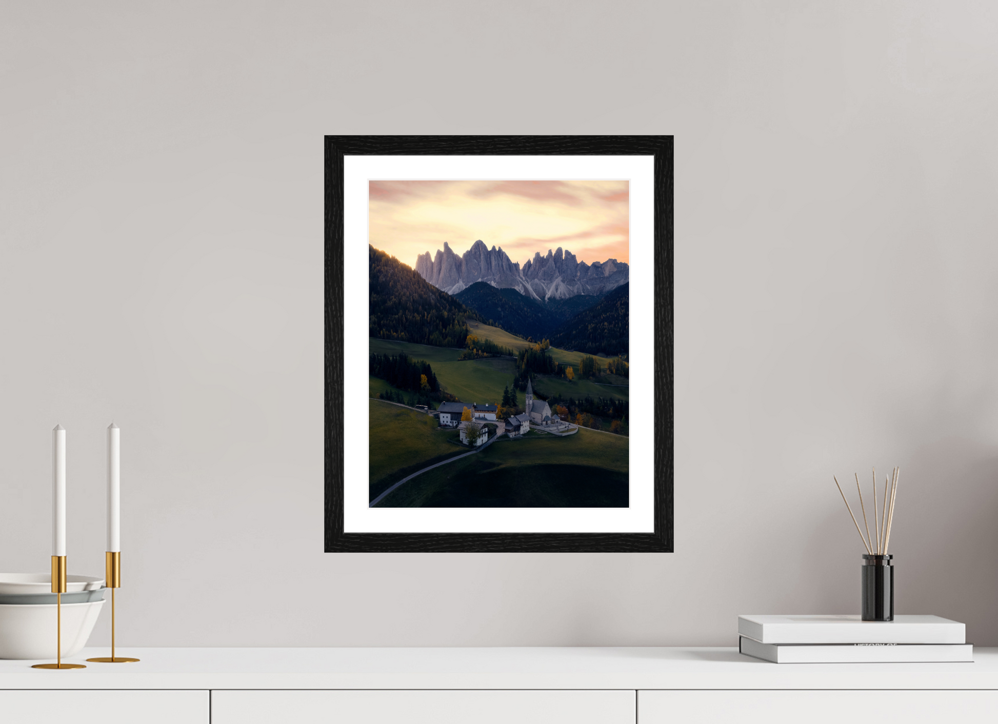 30 x 37.5 cm, Black Oak Frame St Magdalena