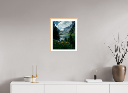 40 x 50 cm, Natural Maple Frame Fälensee