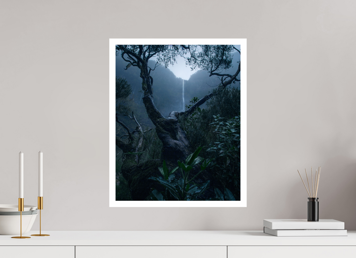 40 x 50 cm, Fine Art Print Waterfall