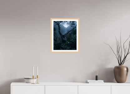 40 x 50 cm, Natural Maple Frame Waterfall