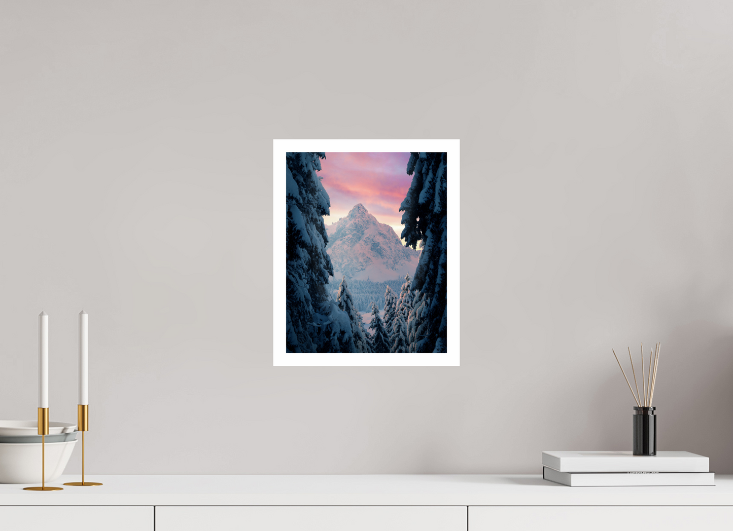 25 x 31.3 cm, Canson Baryta 2cm Border Winter Glow