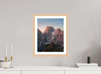 30 x 37.5 cm, Natural Maple Frame Towers of Mordor I