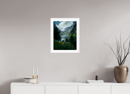 40 x 50 cm, White Frame Fälensee