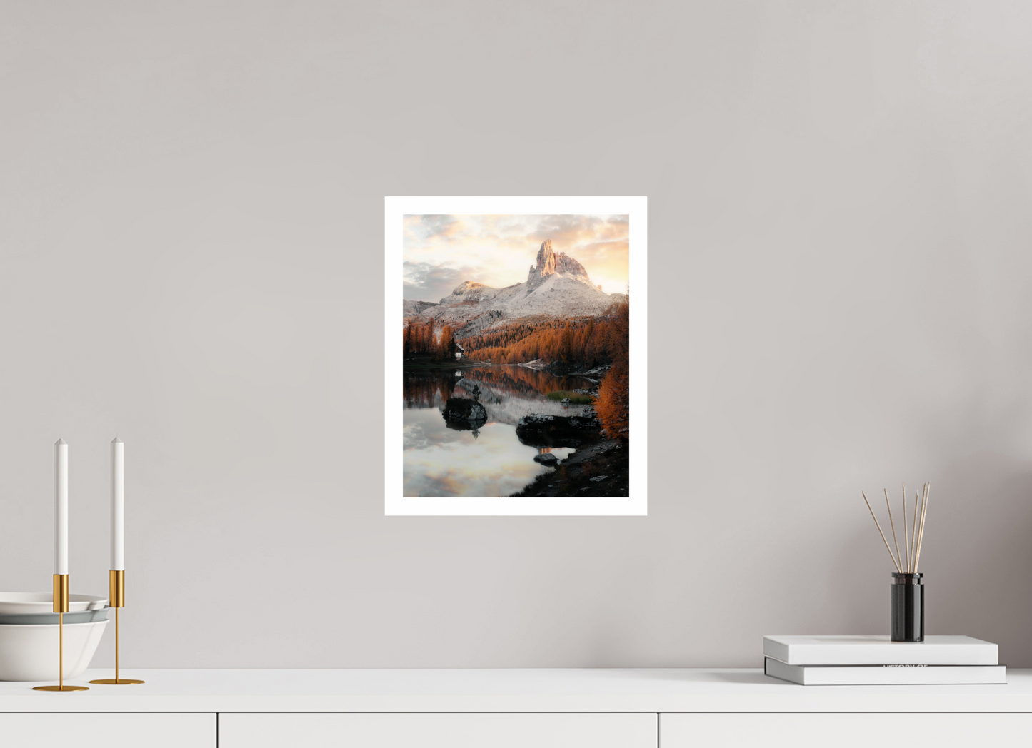 25 x 31.3 cm, Fine Art Print Lago di Federa