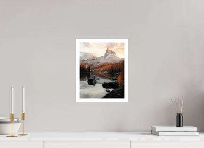 25 x 31.3 cm, Fine Art Print Lago di Federa