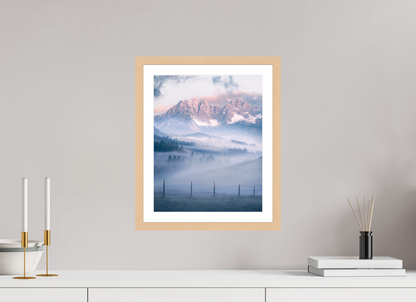 30 x 37.5 cm, Natural Maple Frame Wilder Kaiser, Austria