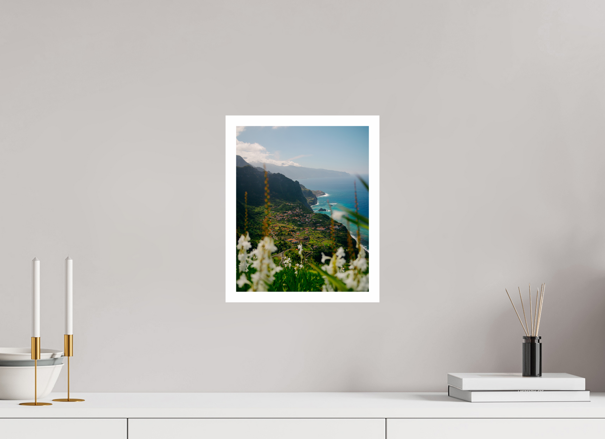 25 x 31.2 cm, Fine Art Print Madeira Coastline