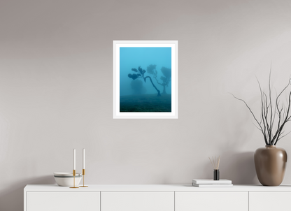 40 x 50 cm, White Frame Fanal Fog
