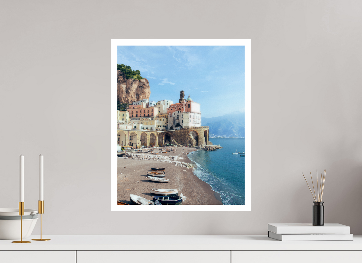 40 x 50 cm, Fine Art Print Atrani, Amalfi Coast