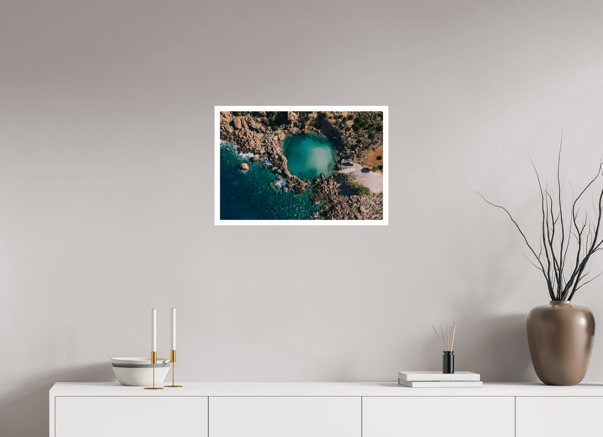60 x 40 cm, Fine Art Print Morning Swim