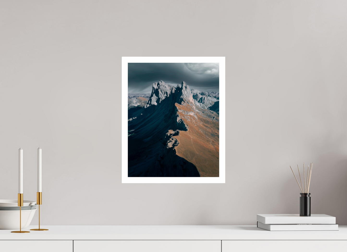 30 x 37.5 cm, Fine Art Print Seceda