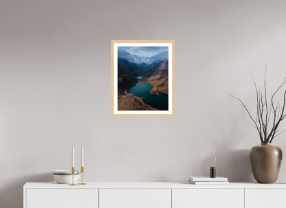40 x 50 cm, Natural Maple Frame Kinsaycoccha, Peru