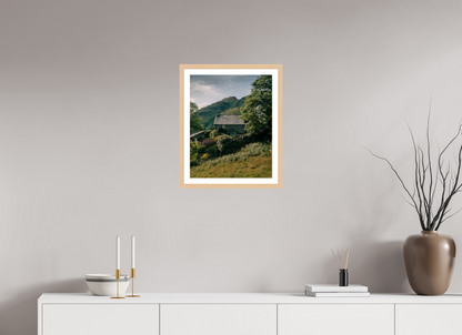 40 x 50 cm, Natural Maple Frame Country Home