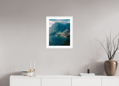 40 x 50 cm, White Frame Amalfi