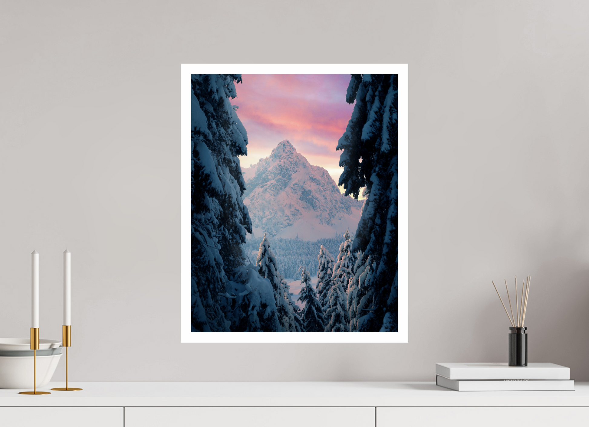40 x 50 cm, Canson Baryta 2cm Border Winter Glow