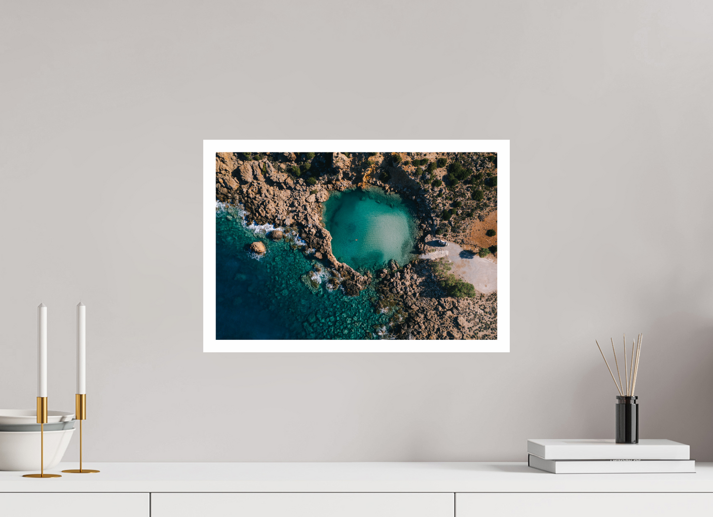 45 x 30 cm, Fine Art Print Morning Swim