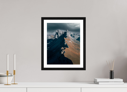 30 x 37.5 cm, Black Oak Frame Seceda
