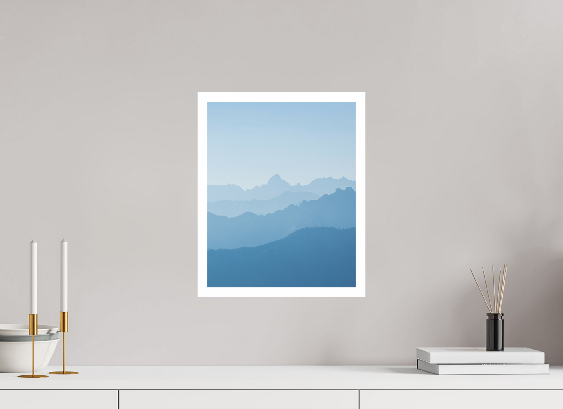 30 x 37.5 cm, Fine Art Print Mountain Layers I