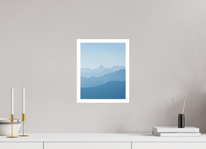 25 x 31.3 cm, Fine Art Print Mountain Layers I