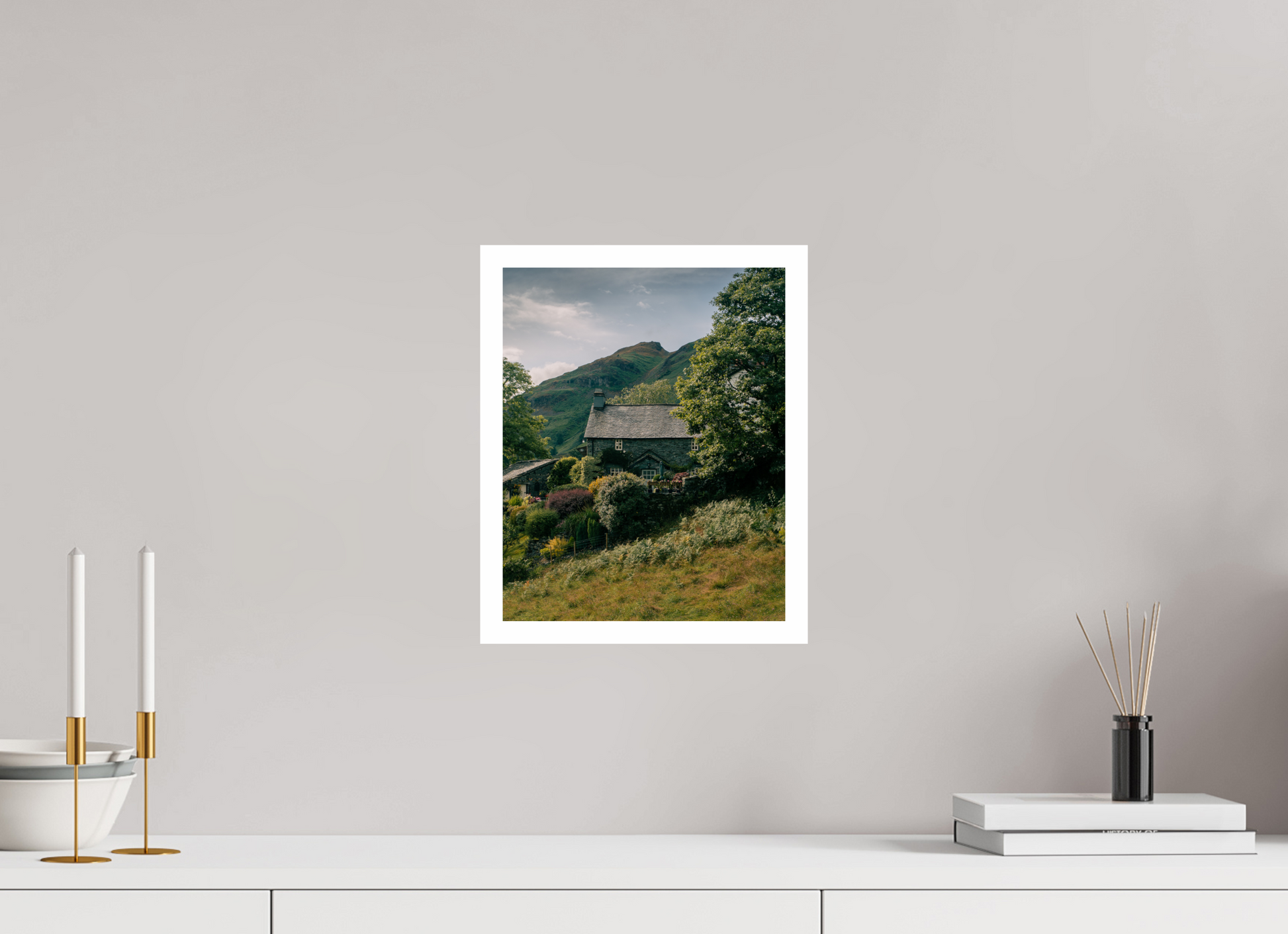25 x 31.3 cm, Fine Art Print Country Home