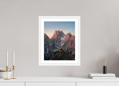 30 x 37.5 cm, White Frame Towers of Mordor I
