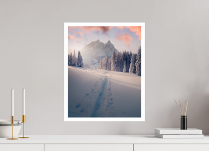 40 x 50 cm, Fine Art Print Alpenglow