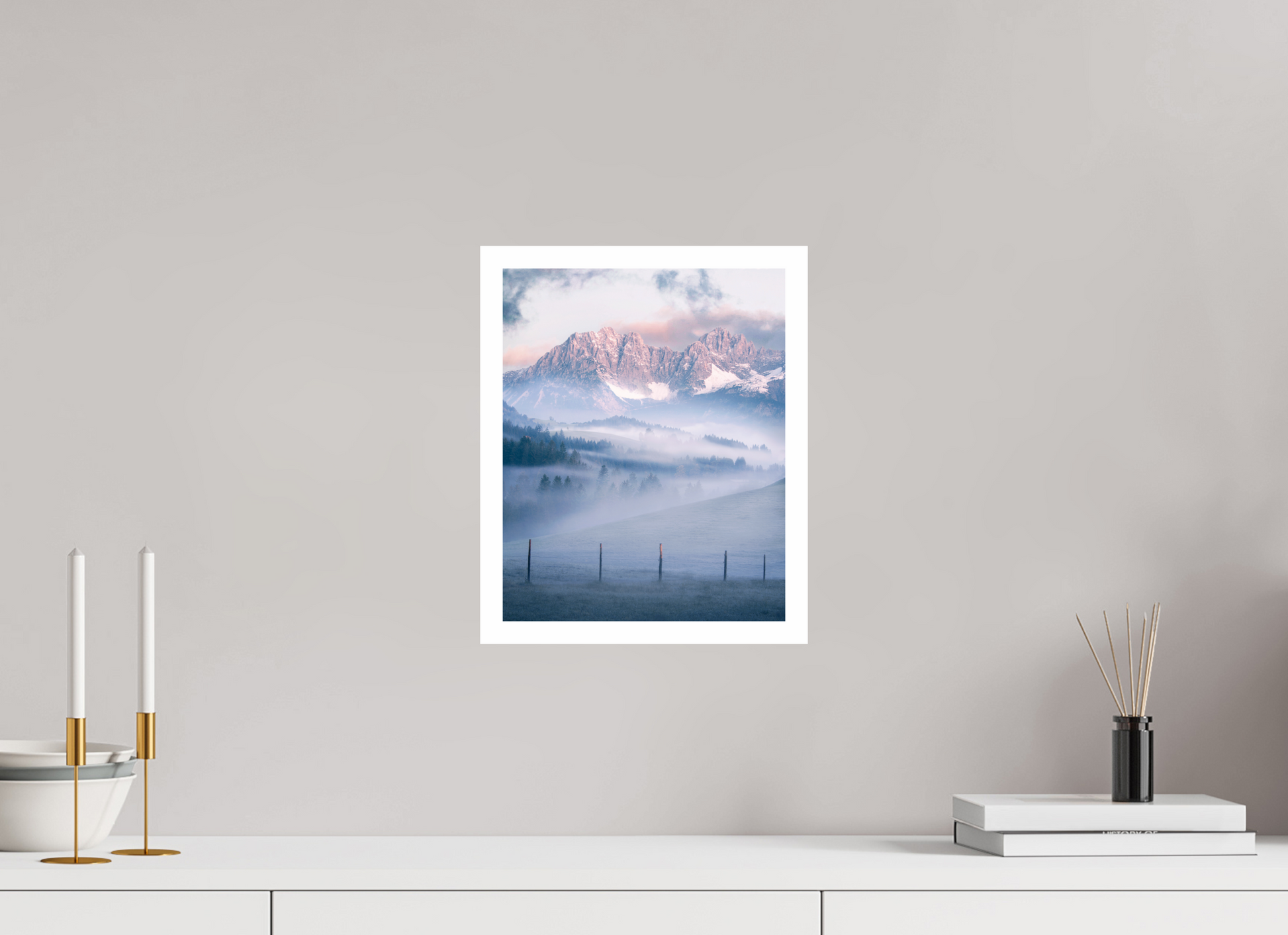 25 x 31.2 cm, Fine Art Print Wilder Kaiser, Austria