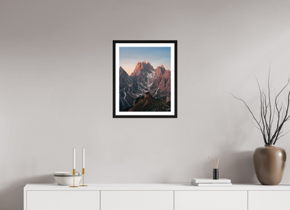 40 x 50 cm, Black Oak Frame Towers of Mordor I
