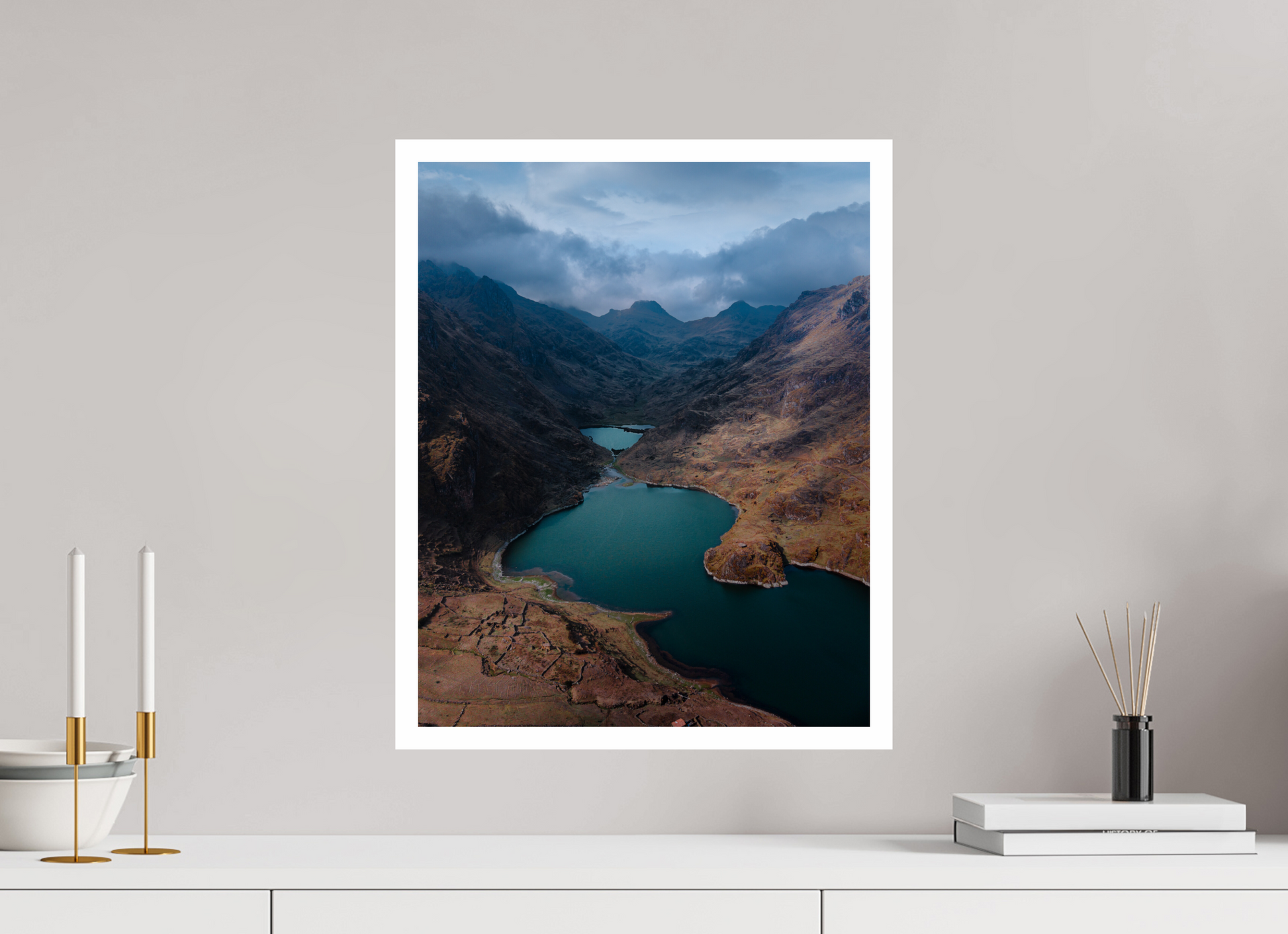 40 x 50 cm, Fine Art Print Kinsaycoccha, Peru