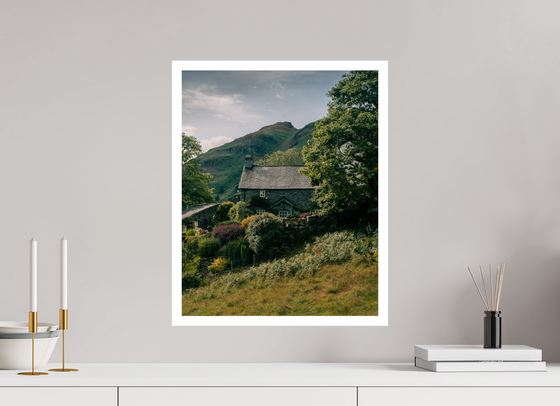 40 x 50 cm, Fine Art Print Country Home