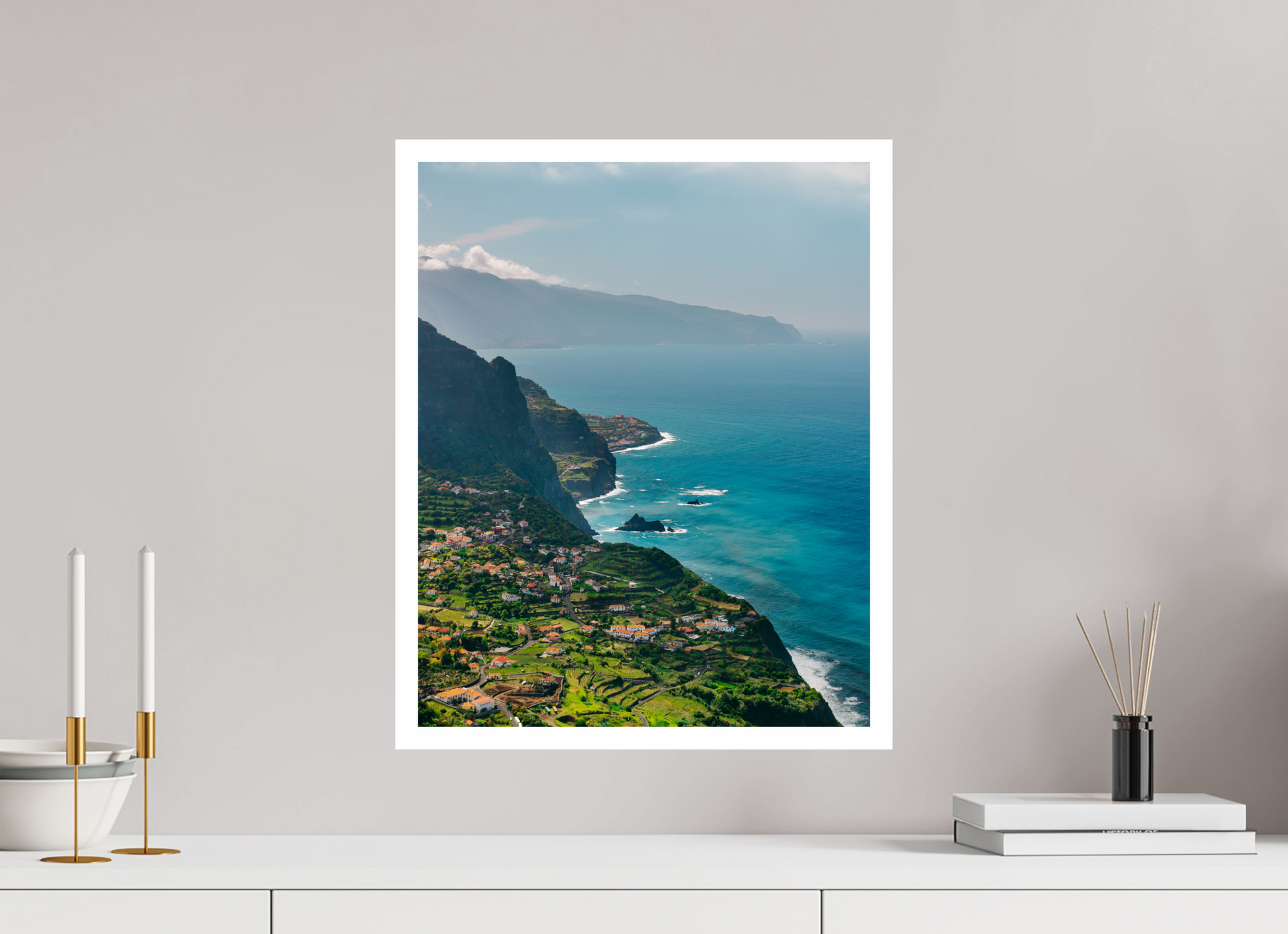 40 x 50 cm, Fine Art Print Tropical Coastline